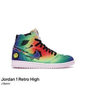 Jordan Retro High Rainbow Sneakers
